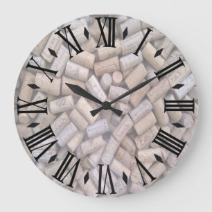 Wine Corks Large Clock
