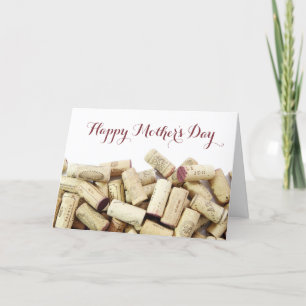 Wine Corks Mother's Day Card