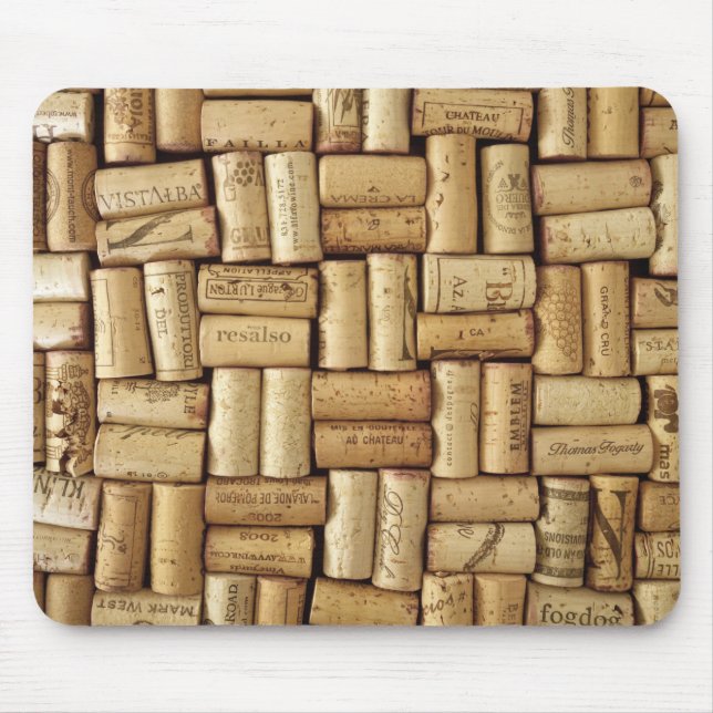 Wine Corks Mouse Mat (Front)