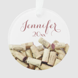 Wine Corks Personalised Ornament