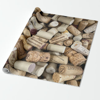 Wine Corks Photo Wrapping Paper