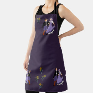 Wine costumes of Burgundy, France Apron
