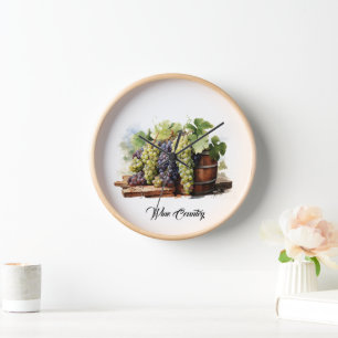 Wine Country Clock