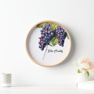 Wine Country Clock