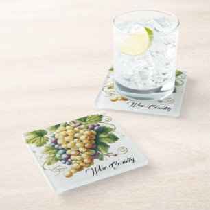 Wine Country Glass Coaster