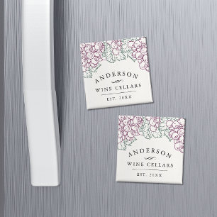Wine Country Personalised Home Wine Cellar Magnet