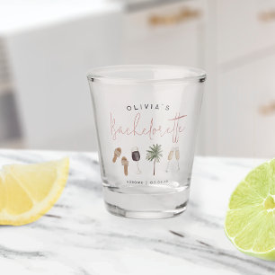 Wine Country Personalized Bachelorette Party Shot Glass