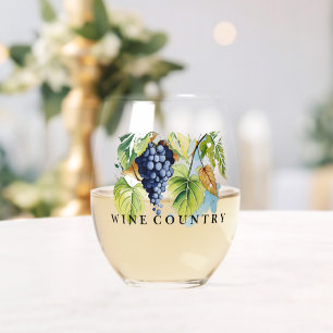 Wine Country Stemless Wine Glass