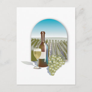 Wine Country Weddings Wine Theme Save The Dates Announcement Postcard