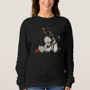 Wine Cute Snowman I'm Dreaming Of A Wine Christma Sweatshirt