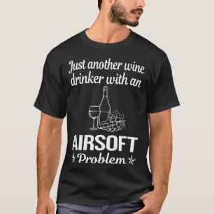 Wine Drinker Airsoft T-Shirt