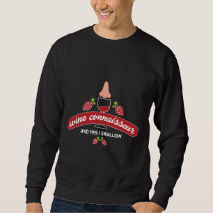 Wine Drinkers Exporter Importers Home Made Expert  Sweatshirt