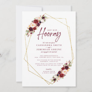 Wine Engagement Party Invitation