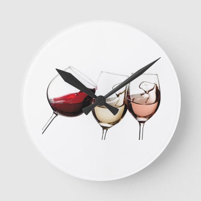 "WINE ENTHUSIAST" CLOCK (Front)