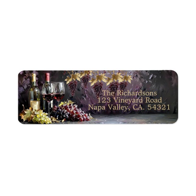 Wine Enthusiasts Return Address Label (Front)