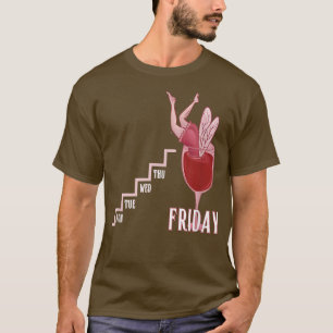 Wine Fairy Friday, wine lover, winemaker, wine fes T-Shirt