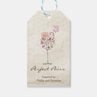 wine favour tag