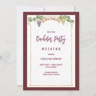 Wine Festival Invitation