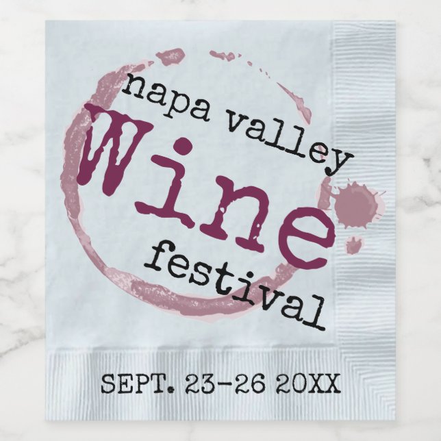 Wine Festival Wine Label (Single Label)