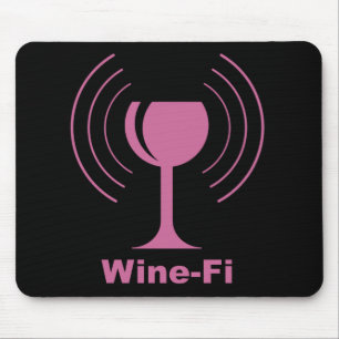 Wine-Fi Humour Mouse Mat