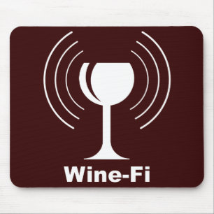 Wine-Fi Humour Mouse Mat