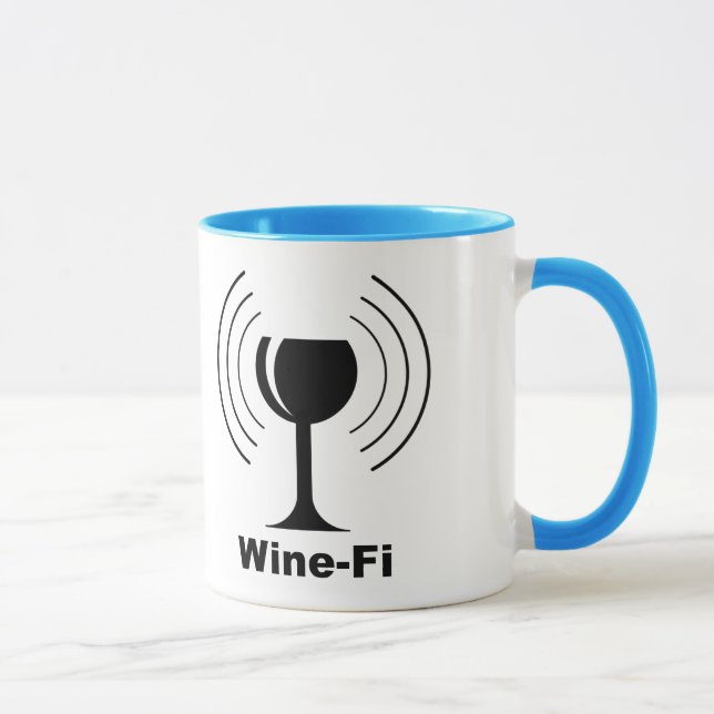 Wine-Fi Humour Mug (Right)