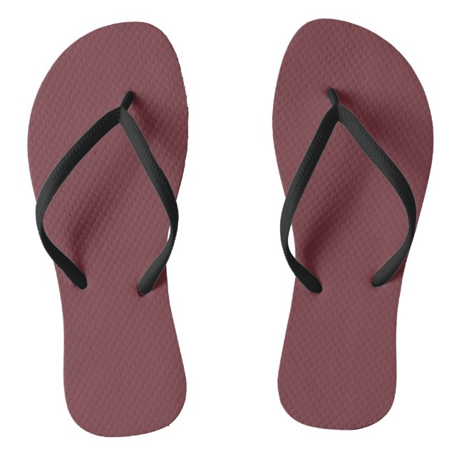 Wine Flip Flops (Footbed)