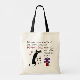 Wine for Mother's Day Tote Bag