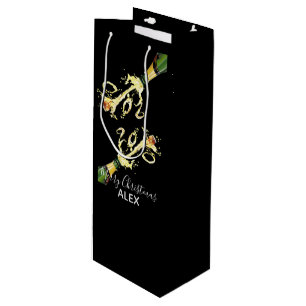 Wine Gift Bag-Champagne Splash Wine Gift Bag
