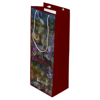 Wine Gift Bag of Hummingbirds in Flight