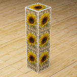 Wine Gift Box Sunflower<br><div class="desc">Wine Gift Box Something for everyone offers customised personalised wine gift box especially for that special moment with your loved ones. This uniquely designed gift box will impress your friends and family. While you are here already you may want to view other related bathroom items such as, shower curtain liners,...</div>