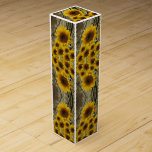 Wine Gift Box Sunflower<br><div class="desc">Wine Gift Box Something for everyone offers customised personalised wine gift box especially for that special moment with your loved ones. This uniquely designed gift box will impress your friends and family. While you are here already you may want to view other related bathroom items such as, shower curtain liners,...</div>