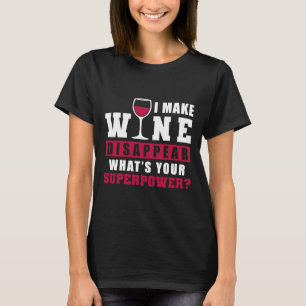 Wine Glas Drinking Drinking Wine T-Shirt