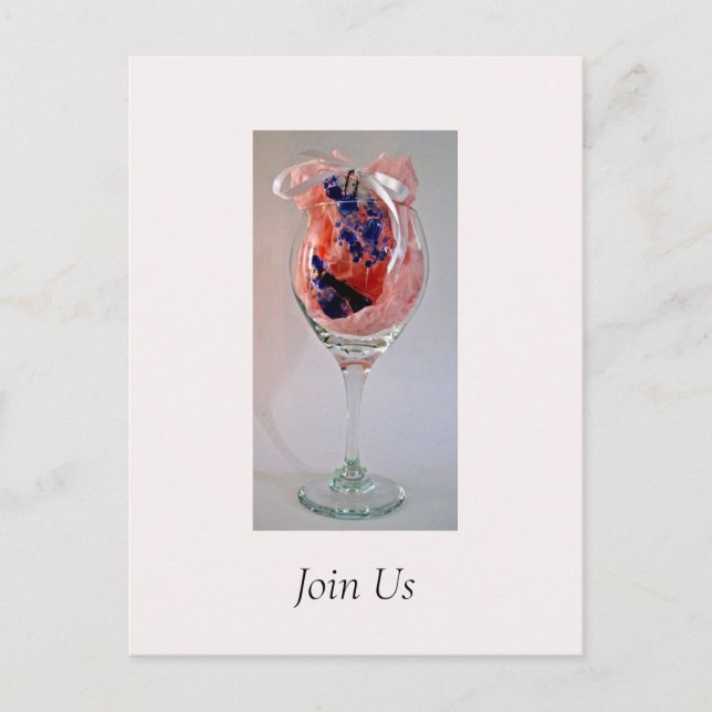 Wine Glass 3 Postcard (Front)