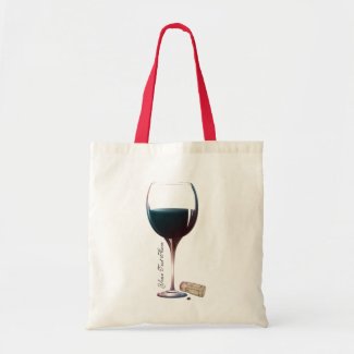 Wine Glass Art Personalised Logo Tote Bag