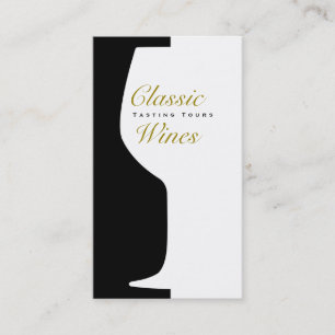 Wine Glass Counter-space Business Card