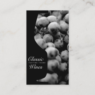 Wine Glass   Counter-space   Grapes on Vine Business Card