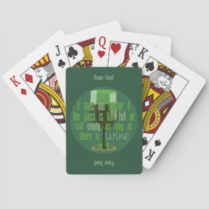 Wine Glass custom playing cards