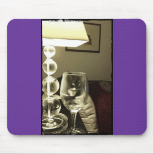 Wine Glass Lucy Mouse Mat