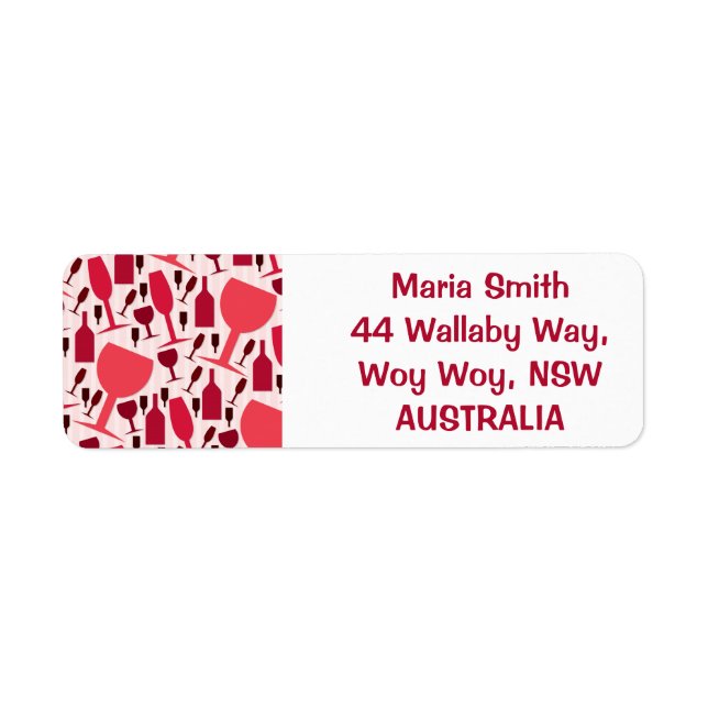 Wine glass pattern (Front)