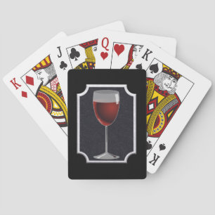 Wine glass - playing cards' playing cards