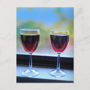 Wine Glass Postcard