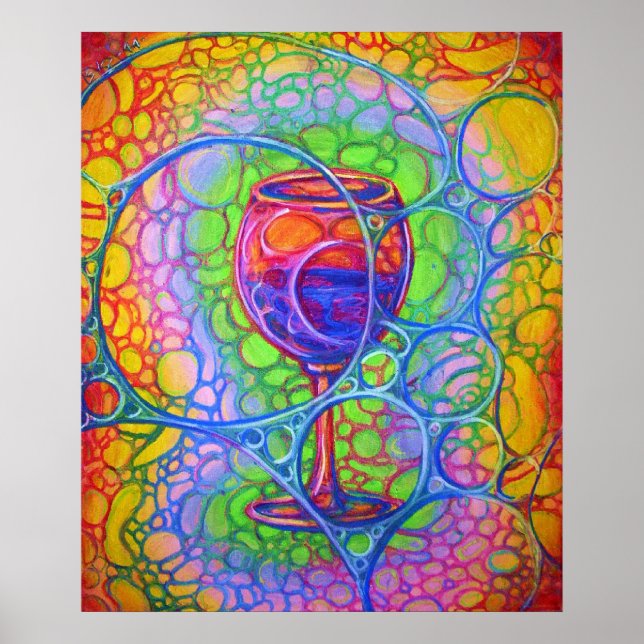 wine glass poster (Front)