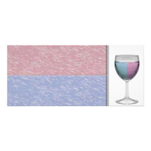 Wine Glass Rack Card