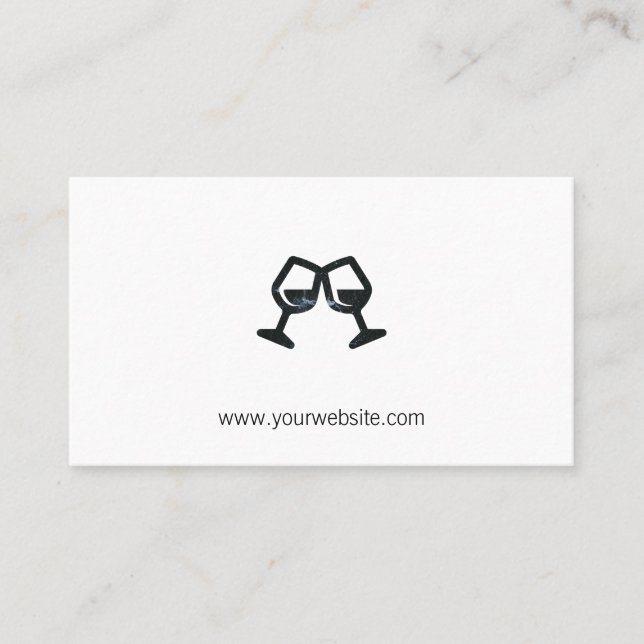 Wine Glass | Sommelier Appointment Card (Front)