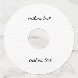 Wine Glass Tags Identifier Marker Paper Customise