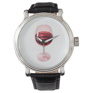 Wine Glass with Red Lips Cocktail Napkins  Watch