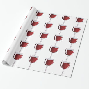 Wine Glass Wrapping Paper