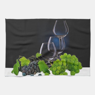 Wine Glasses Tea Towel
