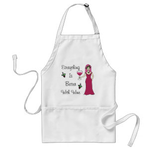 Wine Goddess Simply Divine "Better With Wine" Standard Apron